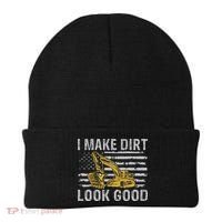 I Make Dirt Look Good Excavator Beanie thumb 0