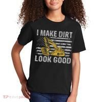 I Make Dirt Look Good Excavator Kids T-Shirt thumb 2