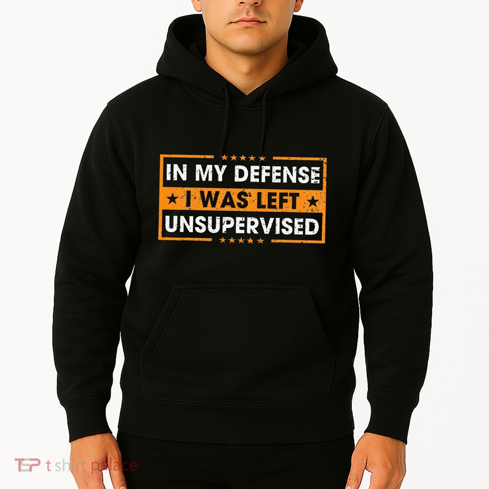 In My Defense I Was Left Unsupervised Retro Hoodie