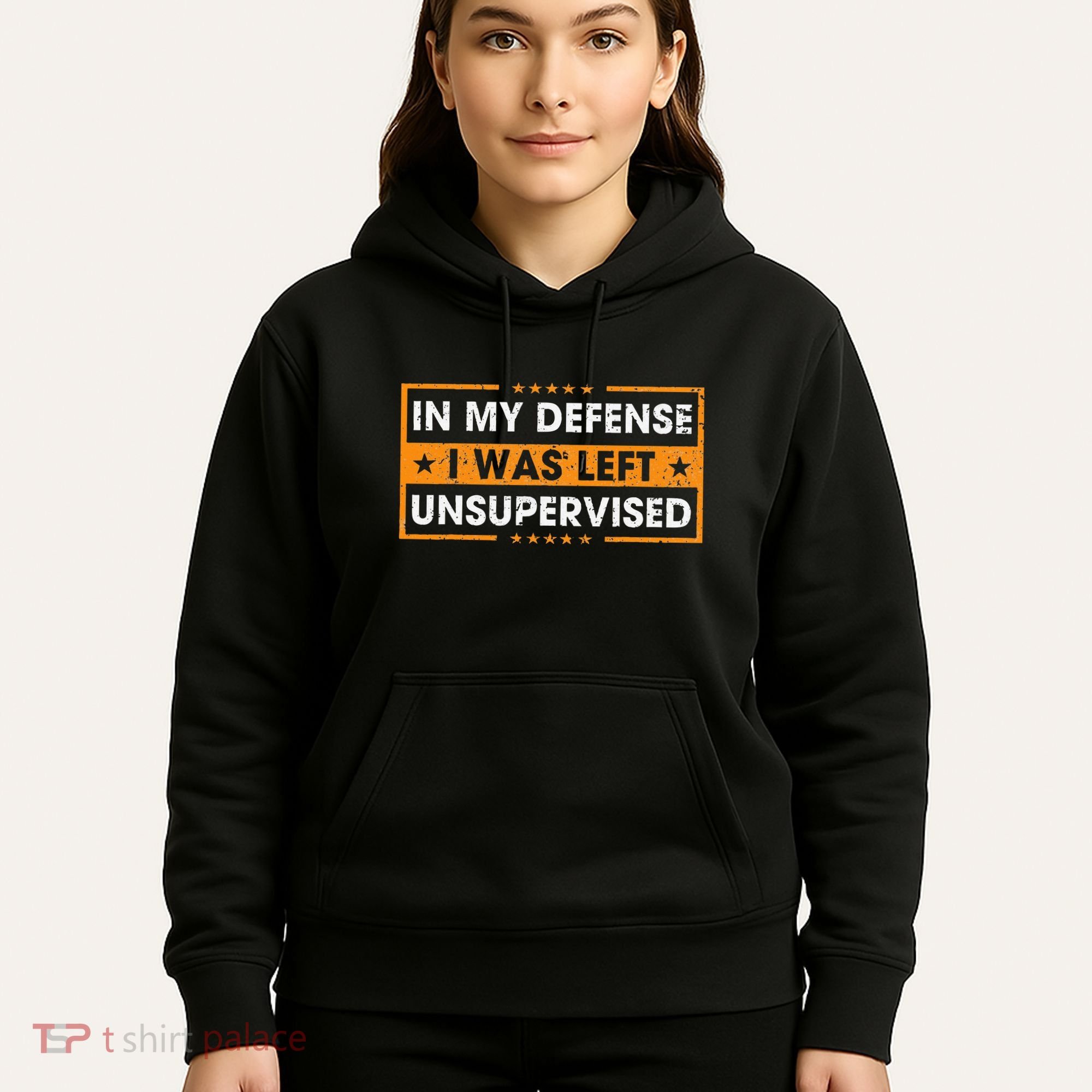 In My Defense I Was Left Unsupervised Retro Hoodie