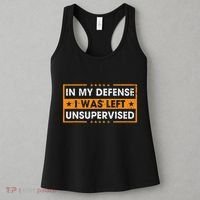 In My Defense I Was Left Unsupervised Retro Women's Tank Top thumb 3