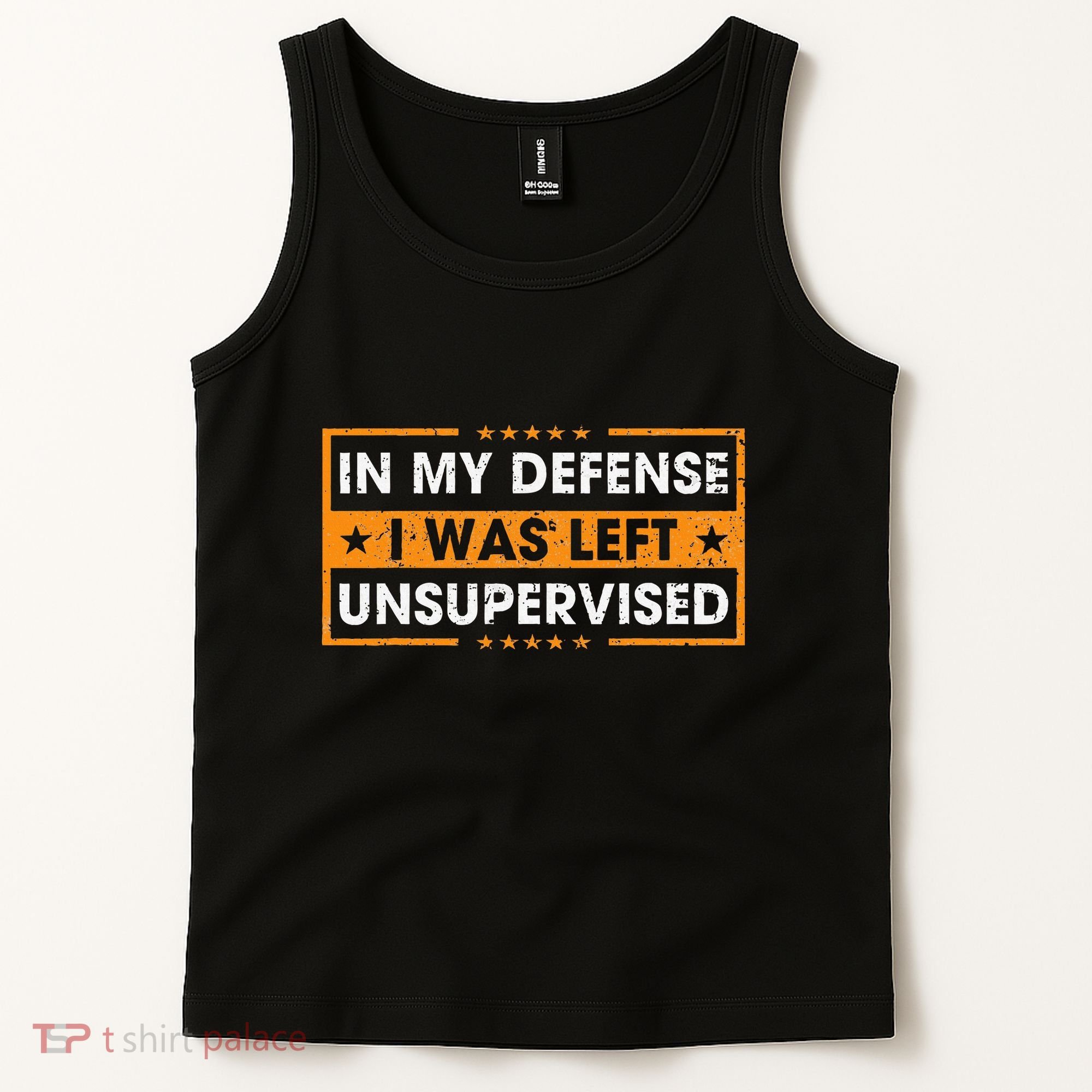 In My Defense I Was Left Unsupervised Retro Tank Top