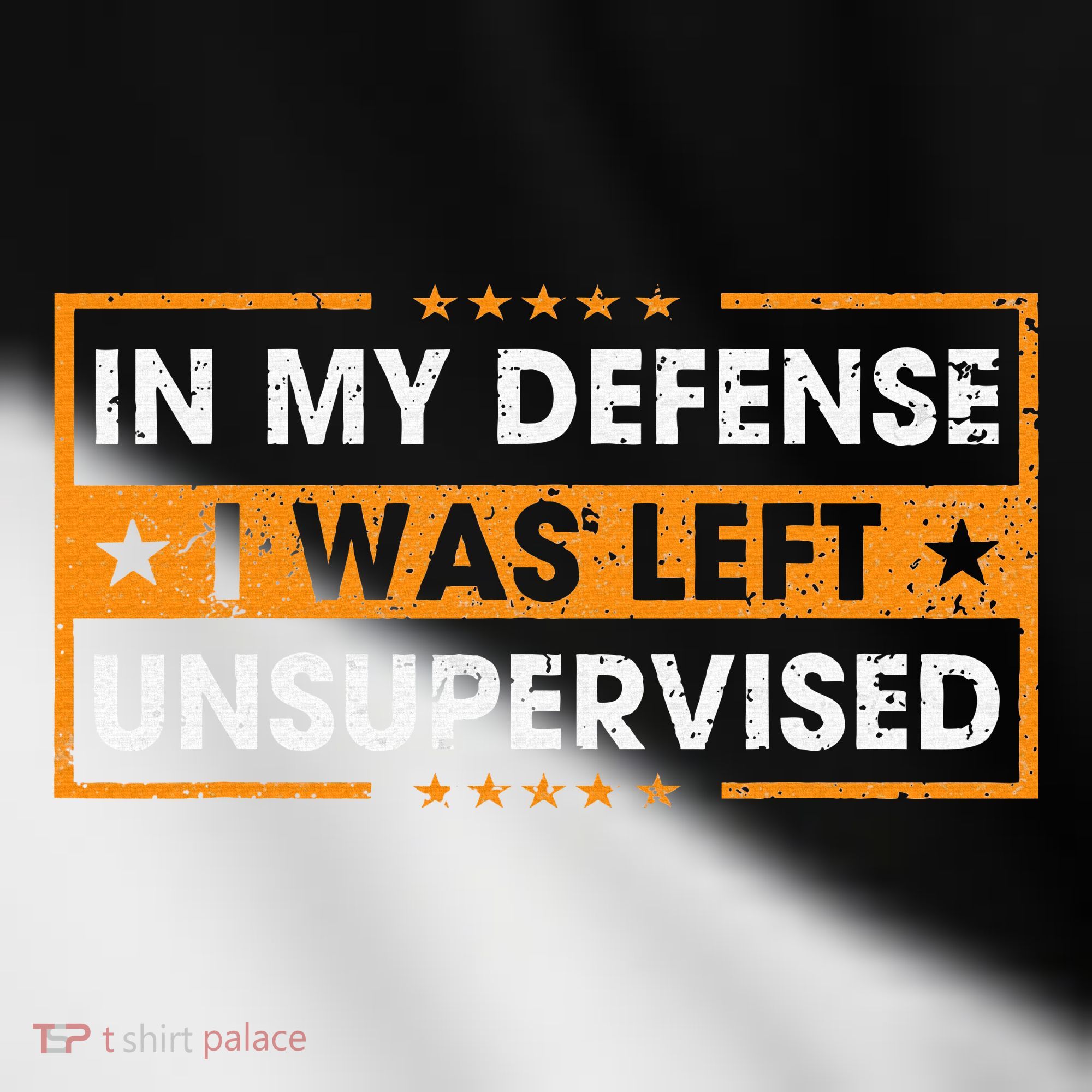 In My Defense I Was Left Unsupervised Retro Toddler Fine Jersey T-Shirt