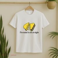 IM MakeN Em At Night Cheese Sandwich T-Shirt thumb 2
