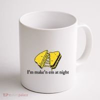 IM MakeN Em At Night Cheese Sandwich Coffee Mug thumb 1