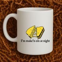 IM MakeN Em At Night Cheese Sandwich Coffee Mug thumb 2