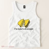 IM MakeN Em At Night Cheese Sandwich Tank Top thumb 2