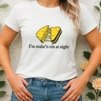 IM MakeN Em At Night Cheese Sandwich Women's T-Shirt thumb 2