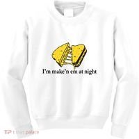 IM MakeN Em At Night Cheese Sandwich Kids Sweatshirt thumb 0