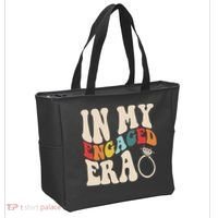 In My Engaged Era Cute Proposal Gift Tote Bag thumb 2