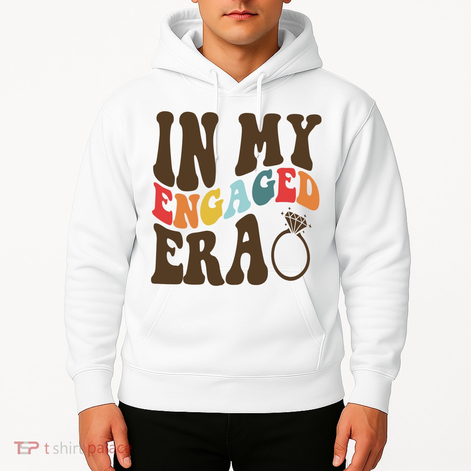 In My Engaged Era Cute Proposal Gift Hoodie