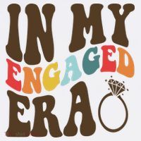 In My Engaged Era Cute Proposal Gift T-Shirt thumb 7