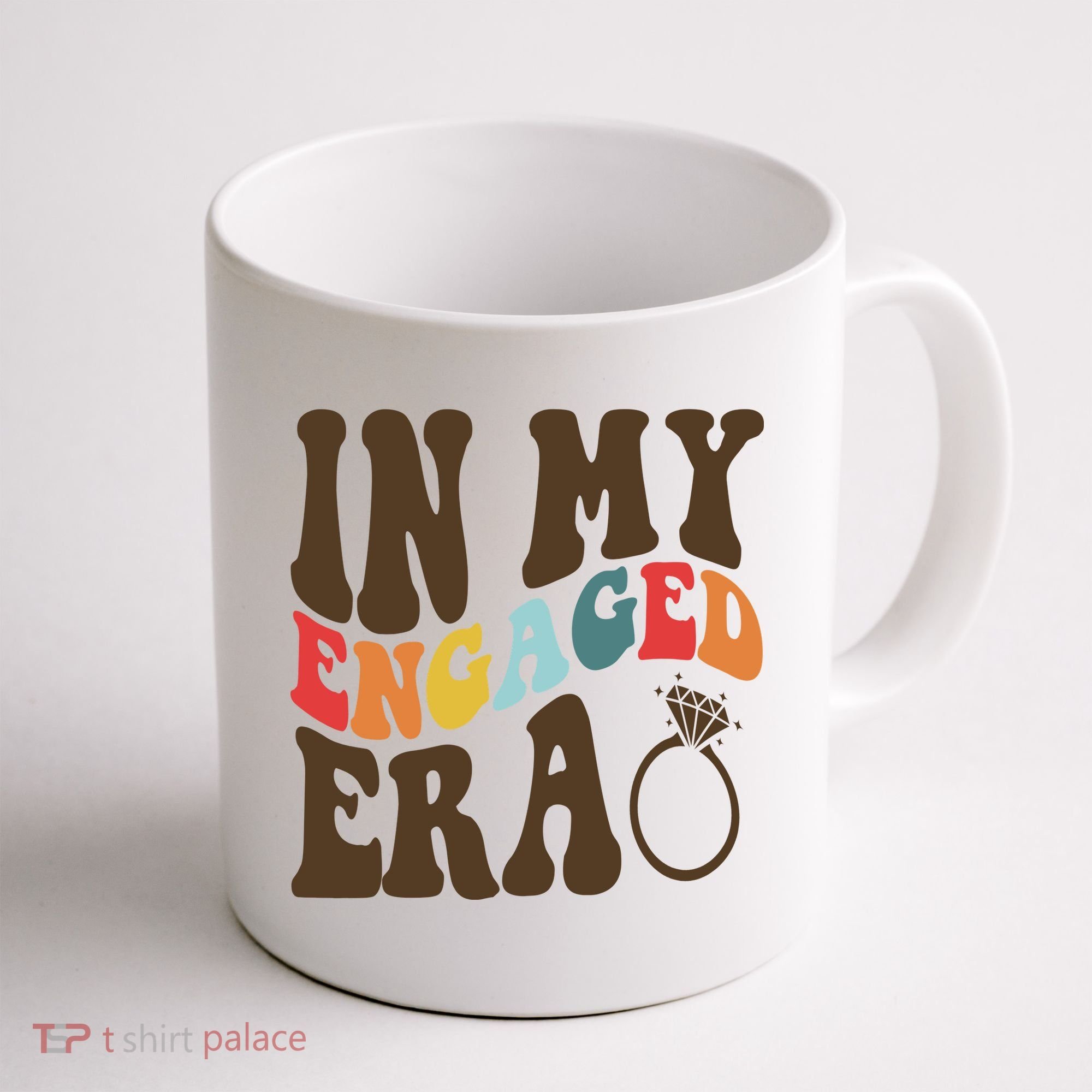 In My Engaged Era Cute Proposal Gift Coffee Mug