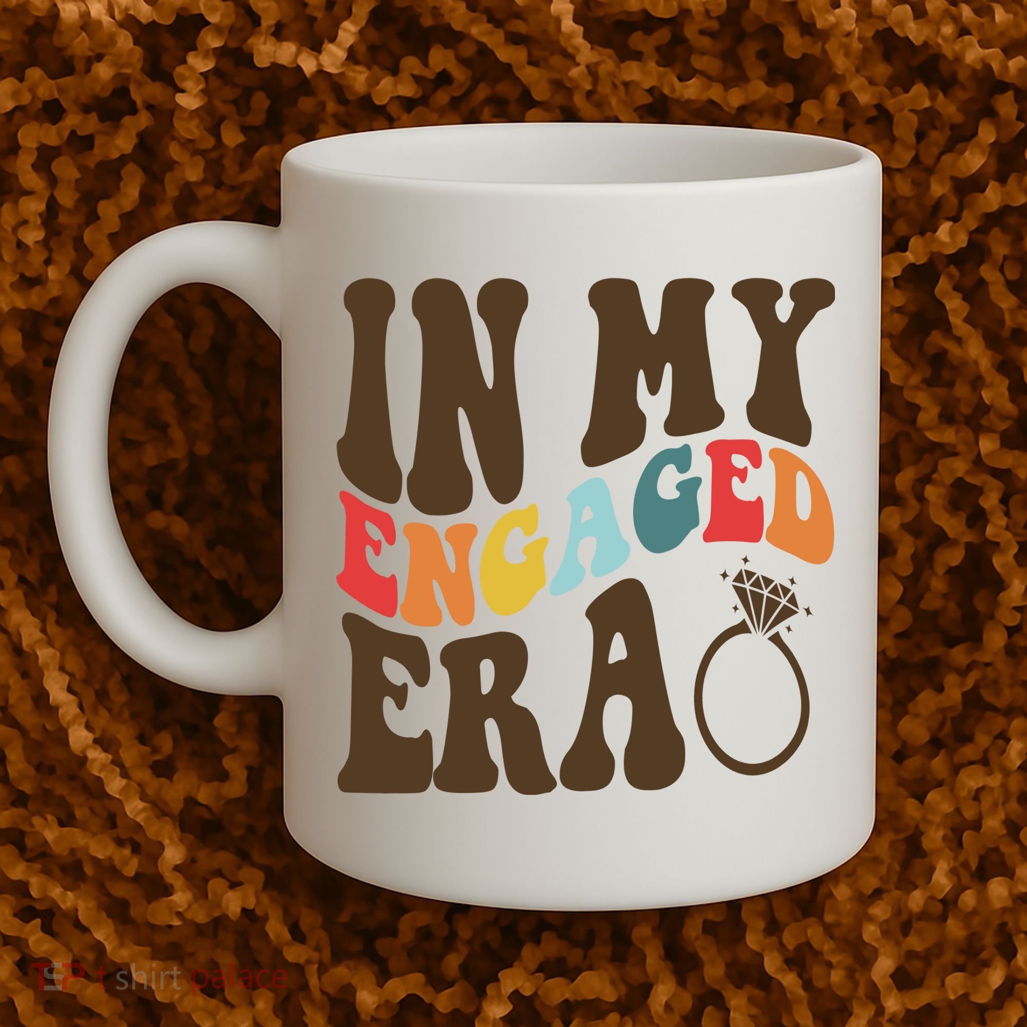 In My Engaged Era Cute Proposal Gift Coffee Mug