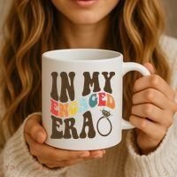 In My Engaged Era Cute Proposal Gift Coffee Mug thumb 3