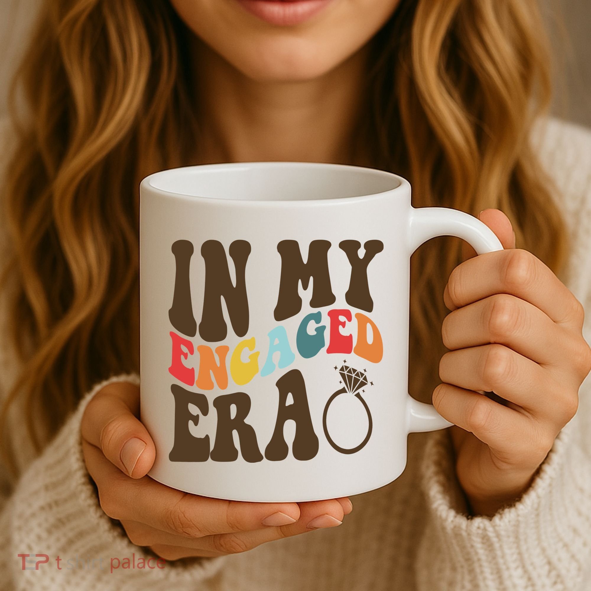 In My Engaged Era Cute Proposal Gift Coffee Mug