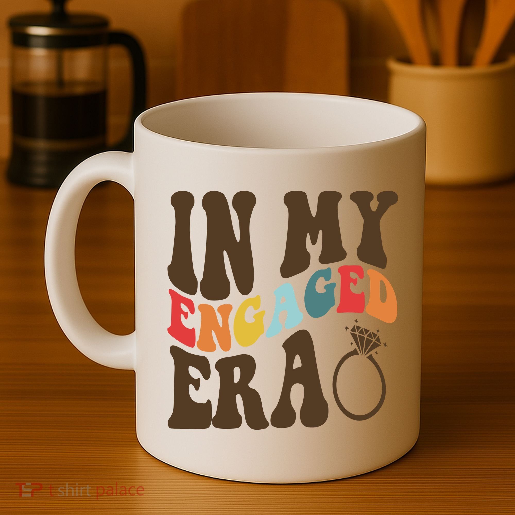 In My Engaged Era Cute Proposal Gift Coffee Mug