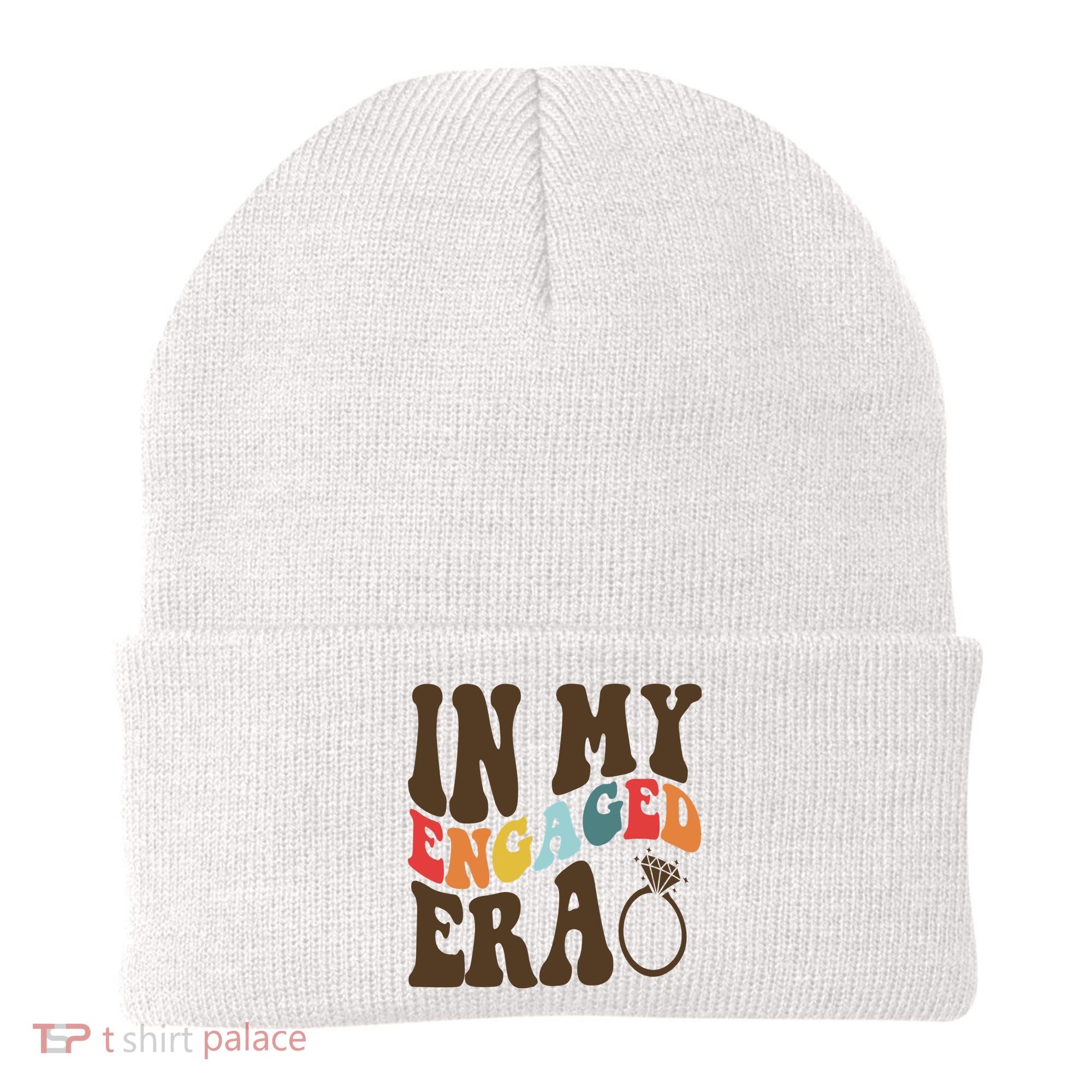 In My Engaged Era Cute Proposal Gift Beanie