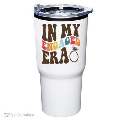 In My Engaged Era Cute Proposal Gift Tumbler