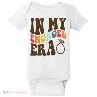 In My Engaged Era Cute Proposal Gift Baby Bodysuit thumb 0