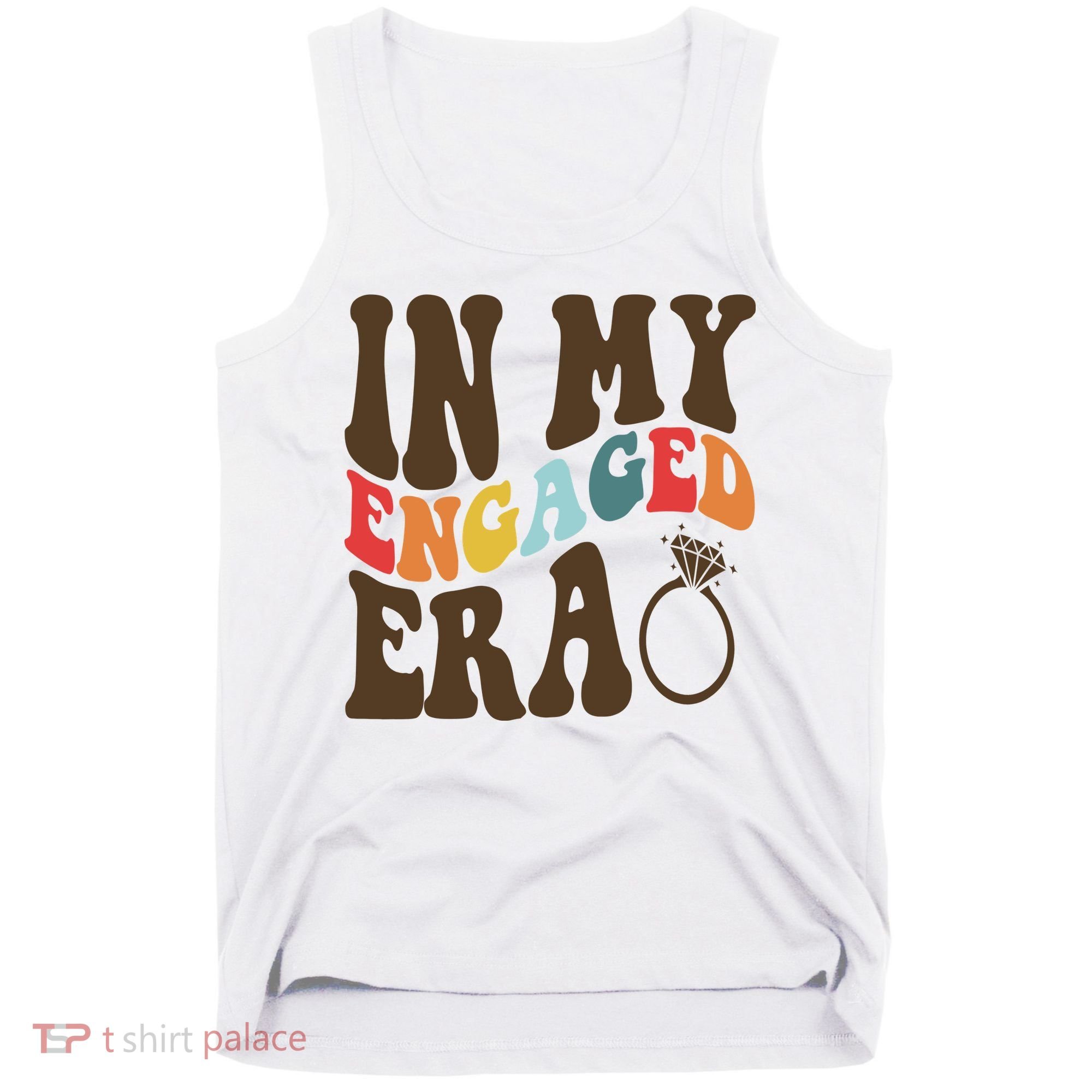 In My Engaged Era Cute Proposal Gift Tank Top