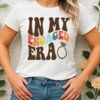 In My Engaged Era Cute Proposal Gift Women's T-Shirt thumb 2