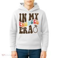 In My Engaged Era Cute Proposal Gift Kids Hoodie thumb 4