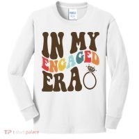 In My Engaged Era Cute Proposal Gift Kids Long Sleeve Shirt thumb 0