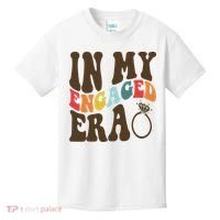 In My Engaged Era Cute Proposal Gift Kids T-Shirt thumb 0