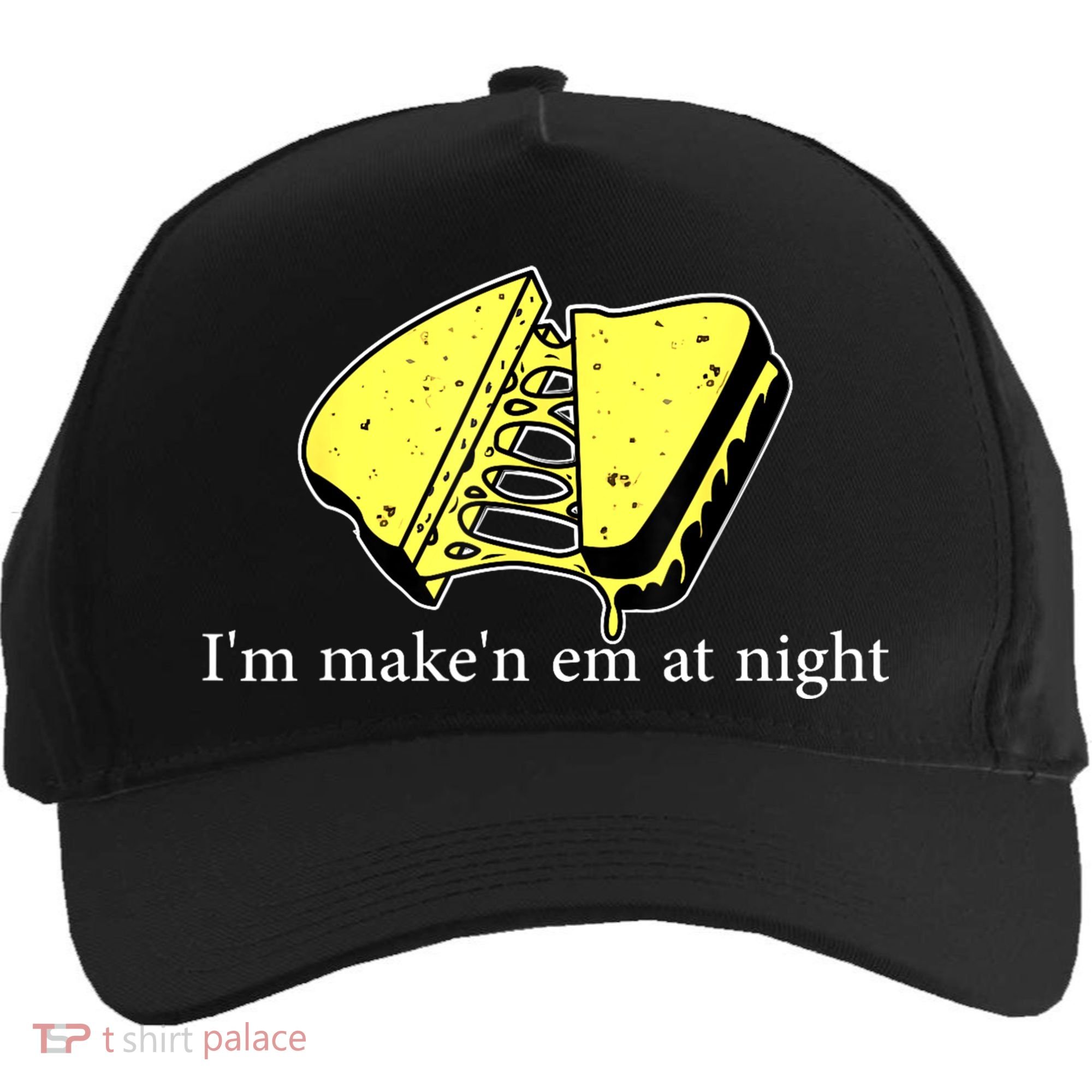 IM MakeN Em At Night Cheese Sandwich Five-Panel Snapback Cap
