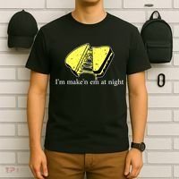 IM MakeN Em At Night Cheese Sandwich T-Shirt thumb 6