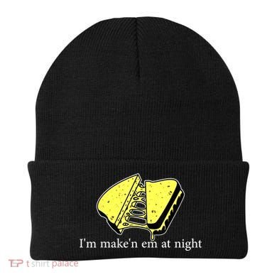 IM MakeN Em At Night Cheese Sandwich Beanie