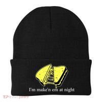 IM MakeN Em At Night Cheese Sandwich Beanie thumb 0