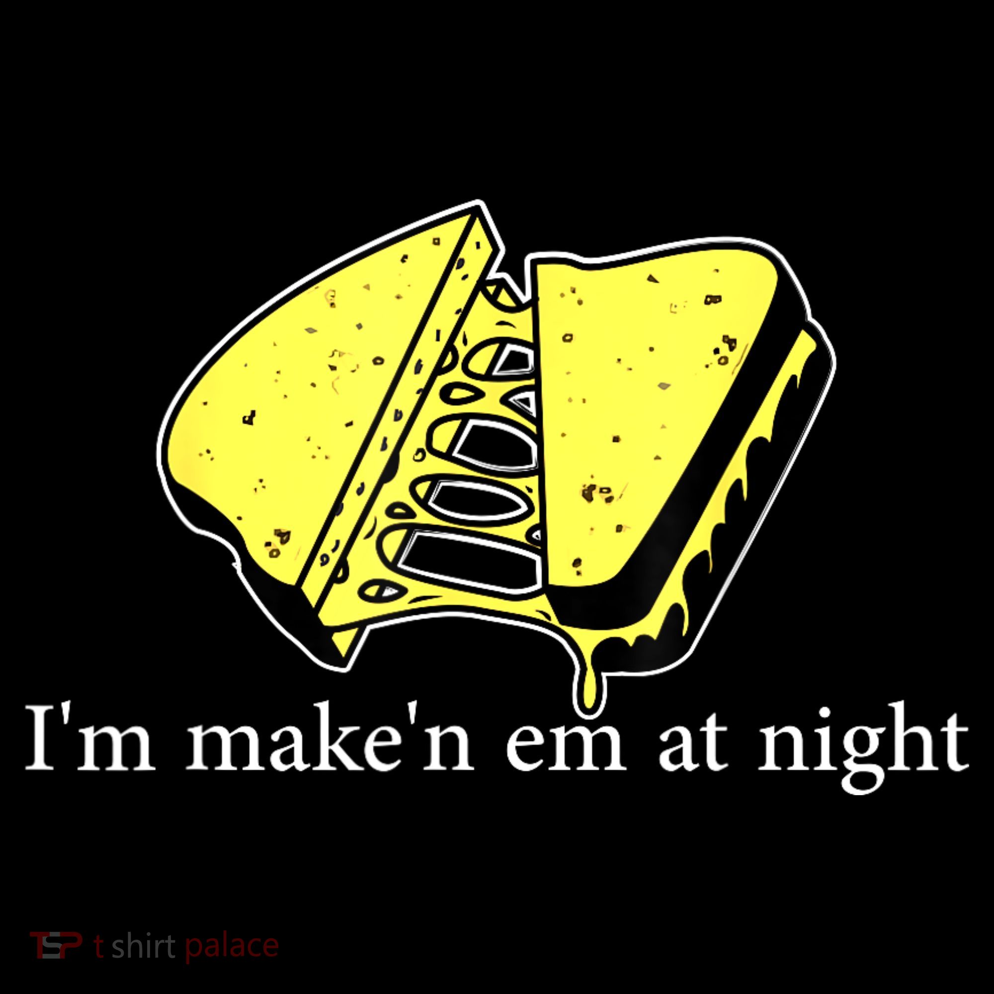 IM MakeN Em At Night Cheese Sandwich Baby Bodysuit