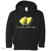IM MakeN Em At Night Cheese Sandwich Toddler Hoodie thumb 0