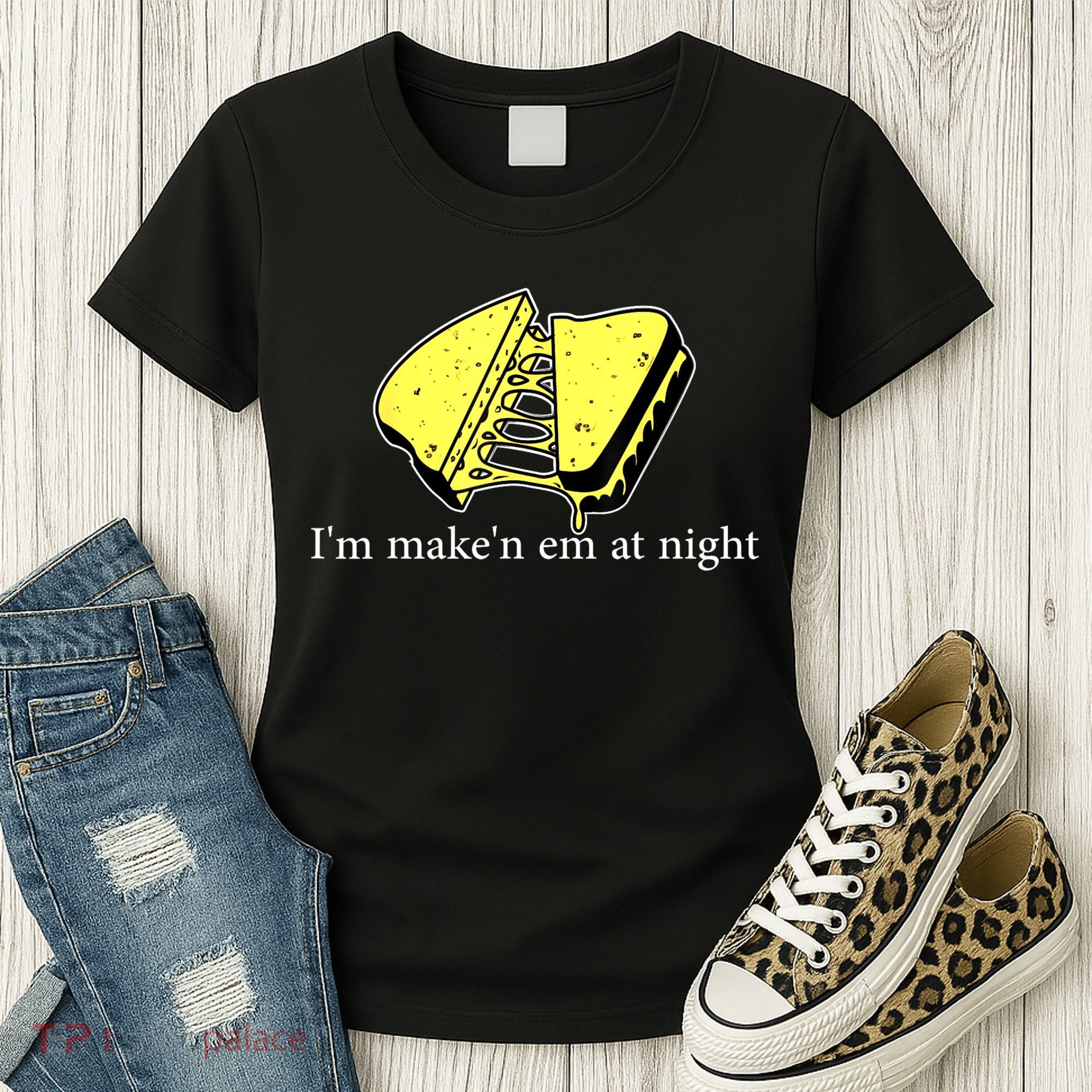 IM MakeN Em At Night Cheese Sandwich Women's T-Shirt