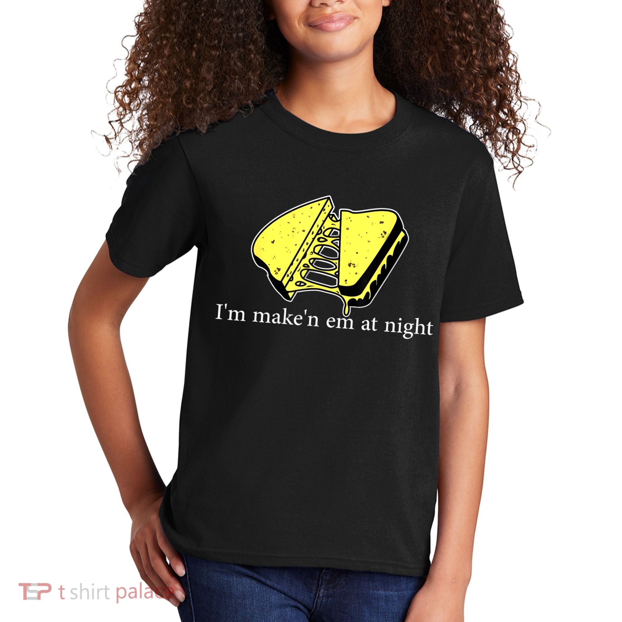 IM MakeN Em At Night Cheese Sandwich Kids T-Shirt
