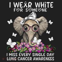 I Miss Every Single Day Lung Cancer Awareness Gift Women's Sweatshirt thumb 2