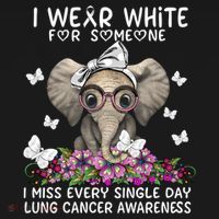 I Miss Every Single Day Lung Cancer Awareness Gift Women's Hoodie thumb 2