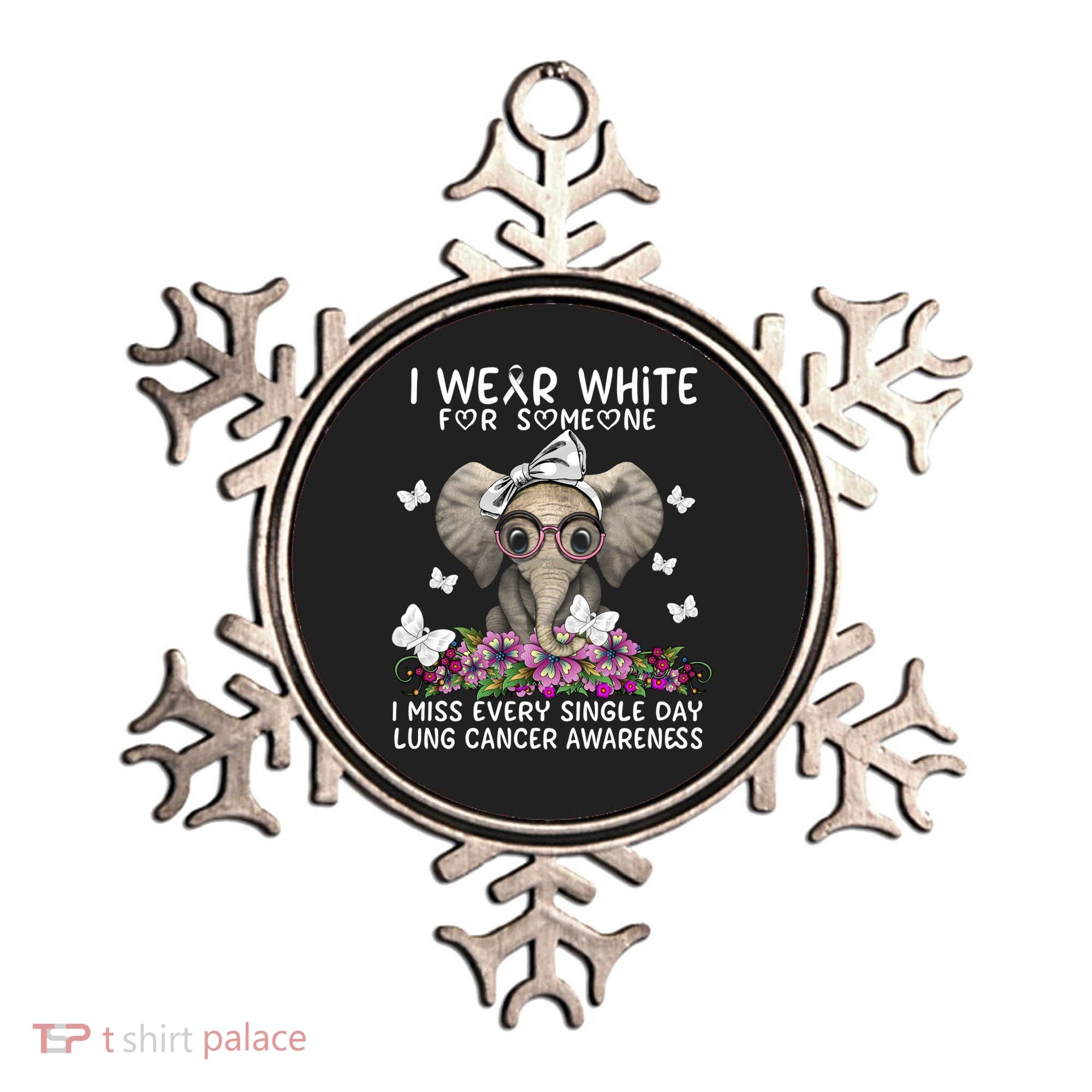I Miss Every Single Day Lung Cancer Awareness Gift Ornament