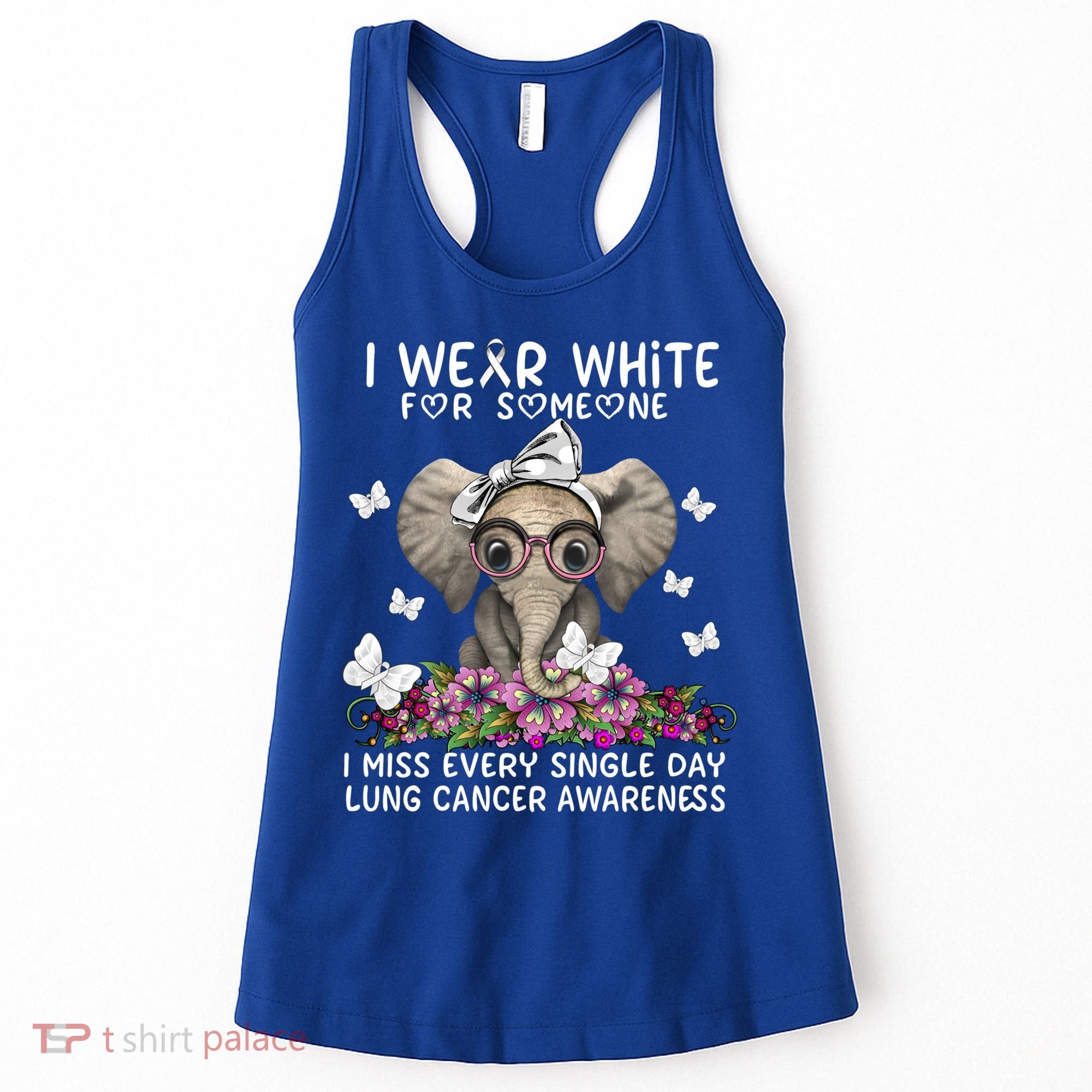 I Miss Every Single Day Lung Cancer Awareness Gift Women's Tank Top