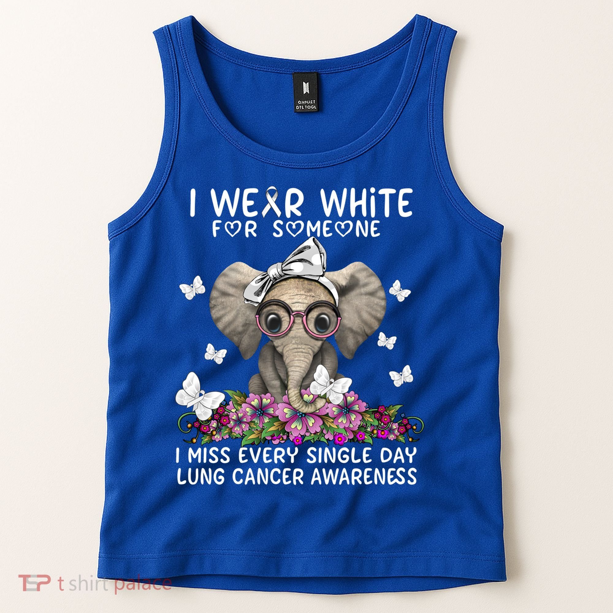 I Miss Every Single Day Lung Cancer Awareness Gift Tank Top