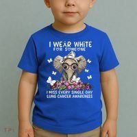 I Miss Every Single Day Lung Cancer Awareness Gift Toddler T-Shirt thumb 2