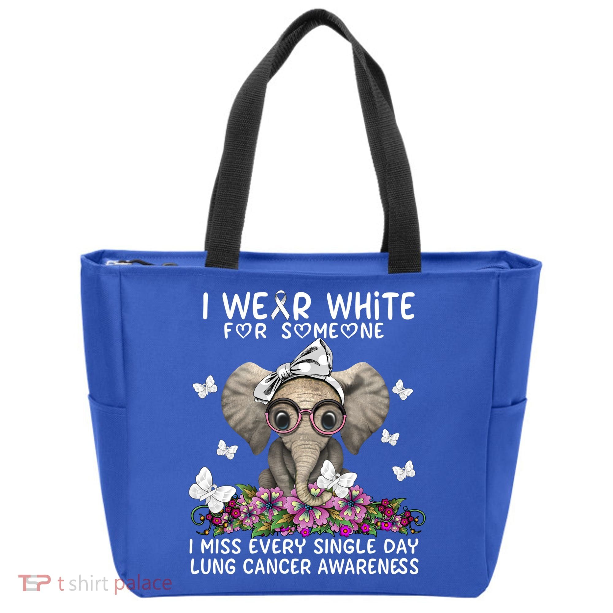 I Miss Every Single Day Lung Cancer Awareness Gift Tote Bag