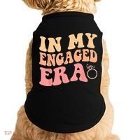 In My Engaged Era Groovy Bride Bachelorette Party Bridesmaid Doggie Tank thumb 0