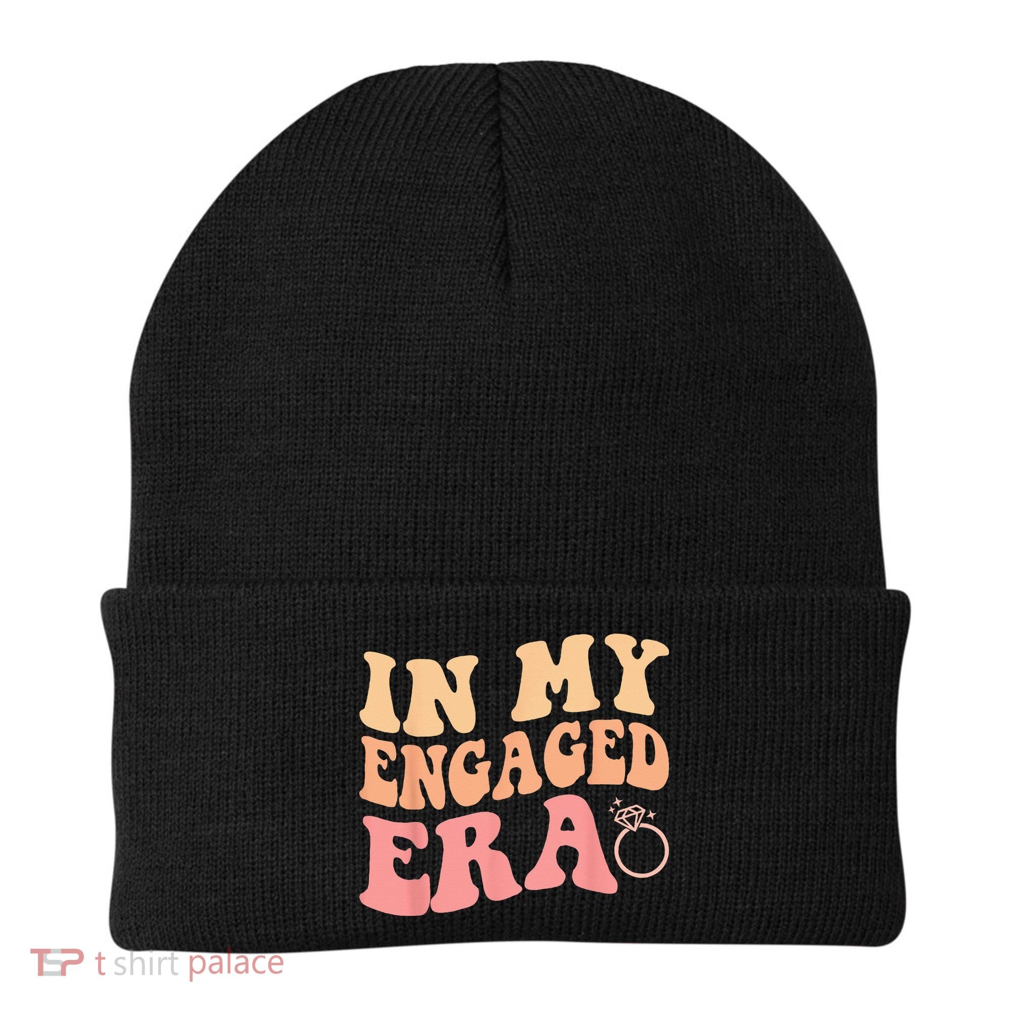 In My Engaged Era Groovy Bride Bachelorette Party Bridesmaid Beanie