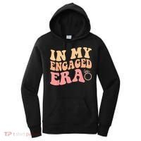 In My Engaged Era Groovy Bride Bachelorette Party Bridesmaid Women's Hoodie thumb 0