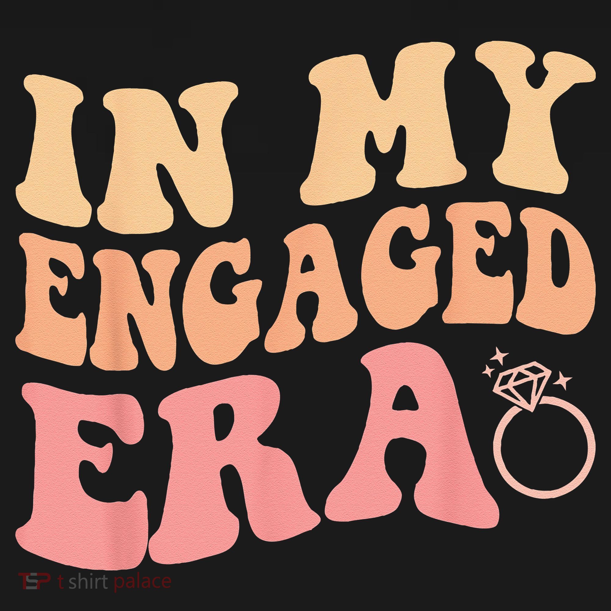 In My Engaged Era Groovy Bride Bachelorette Party Bridesmaid Mousepad