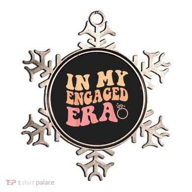 In My Engaged Era Groovy Bride Bachelorette Party Bridesmaid Ornament