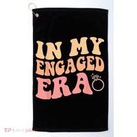 In My Engaged Era Groovy Bride Bachelorette Party Bridesmaid Golf Towel thumb 0